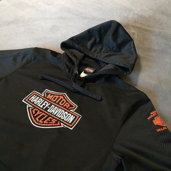 Harley-Davidson Other - Harley Davidson Sweatshirt with Hood Hoodie Men M